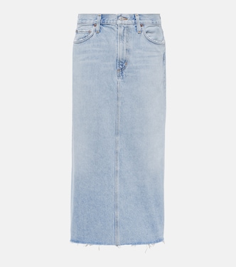 Falda midi Della de denim | Agolde