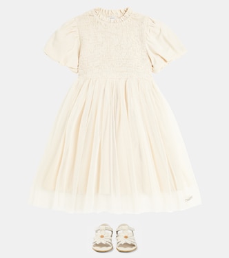 Abito Ambre rifinito con tulle | Donsje