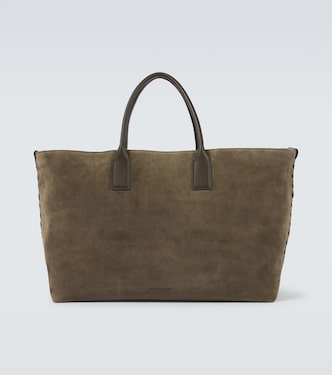 Cabat Large suede tote bag | Bottega Veneta