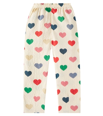 Elin printed cotton seersucker pants | Konges Sløjd