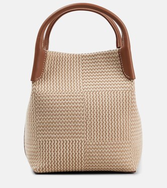Bale Small checked bucket bag | Loro Piana