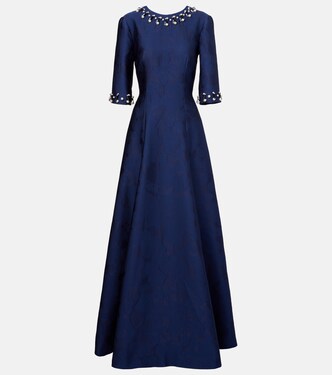 Verzierte Robe Ischia aus Jacquard | Emilia Wickstead