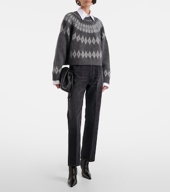 Arleth Fair Isle alpaca-blend sweater | Nili Lotan