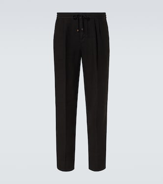 Linen chinos | Brunello Cucinelli