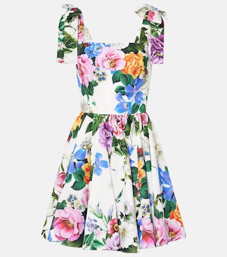 Minikleid aus Baumwollpopeline | Dolce&Gabbana