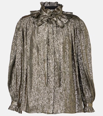 Bluse aus Lamé | Chloé