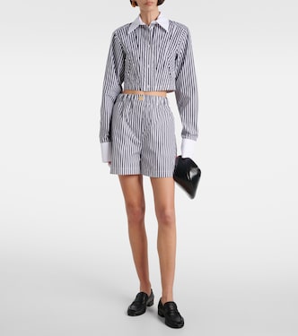 Muscari striped cotton shorts | Sportmax