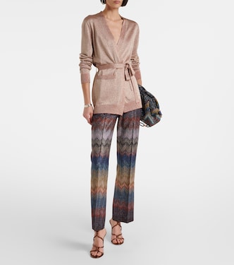 Cardigan con lamé e cintura | Missoni