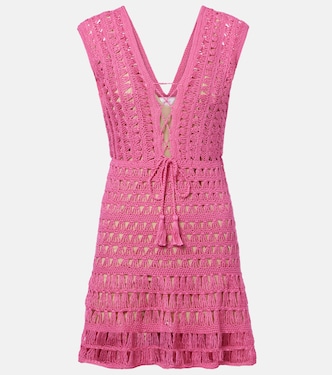 Jennifer crochet cotton minidress | Anna Kosturova