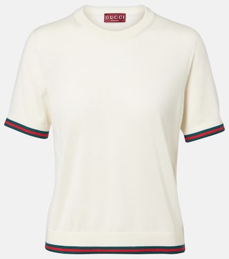 Top de cachemir y seda | Gucci