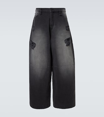 Distressed wide-leg jeans | Simone Rocha
