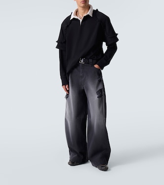 Distressed wide-leg jeans | Simone Rocha