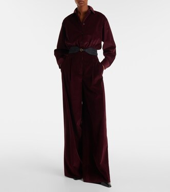 Fertile cotton velvet bodysuit | Max Mara