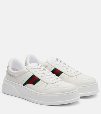 New Chunky B leather sneakers | Gucci