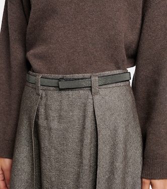 Monili leather belt | Brunello Cucinelli