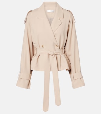 Soli belted double-breasted trench coat | Aya Muse