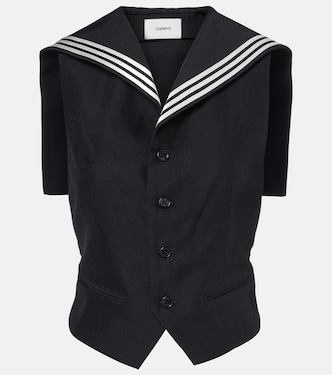 Gilet de costume rayé | Coperni