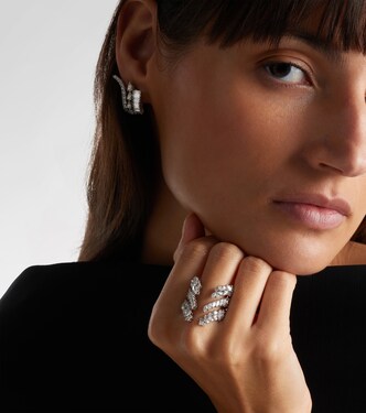 Y-Not 18kt white gold ring with diamonds | Yeprem