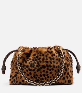 Flamenco Medium calf hair shoulder bag | Loewe