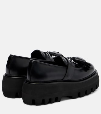 Sofa leather platform loafers | McQueen