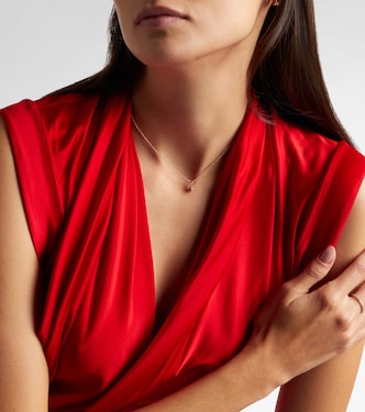 The Shadow 10kt gold choker with diamonds | Stone and Strand