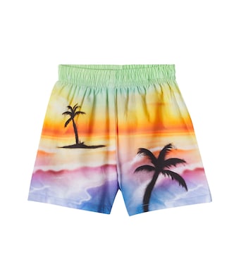 Baby Solar printed cotton shorts  | Molo