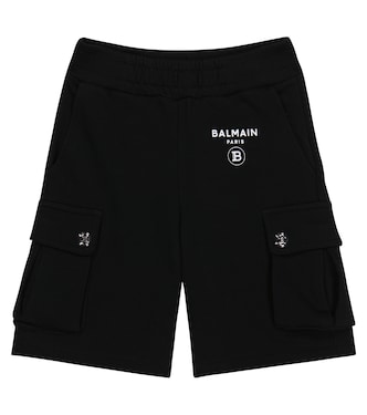 Shorts cargo de algodón | Balmain Kids