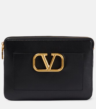 Bustina VLogo Signature in pelle | Valentino Garavani