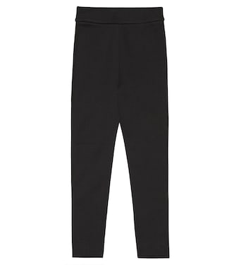 High-Rise Leggings aus Baumwoll-Jersey | Moncler Enfant