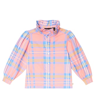 Chemise en coton à carreaux | Mini Rodini