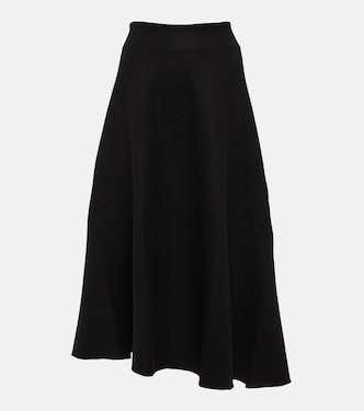 Falda midi de lana virgen | Jil Sander