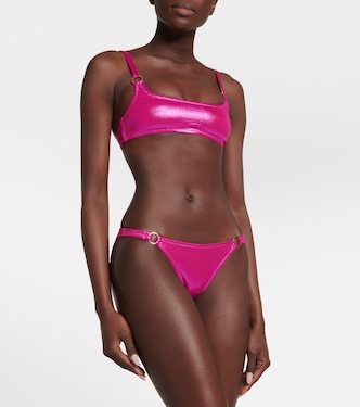 Bari metallic bikini top | Melissa Odabash