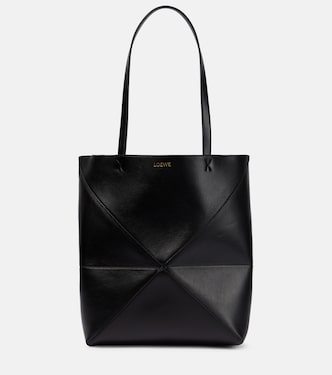 Tote Puzzle Fold Medium de piel | Loewe