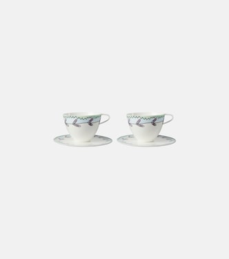 x Marni Blossom Milk set of 2 cappuccino cups and saucers | Serax