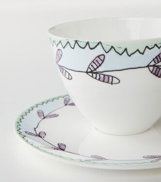 x Marni Blossom Milk set of 2 cappuccino cups and saucers | Serax