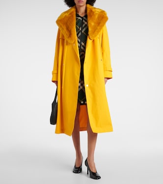 Gabardina Kennington oversized de algodón | Burberry