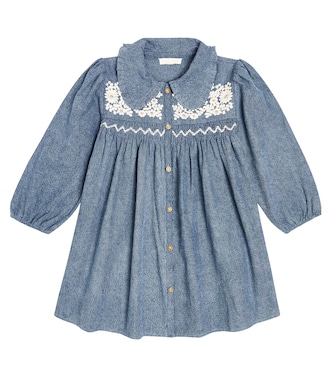 Besticktes Kleid aus Baumwolle | Louise Misha