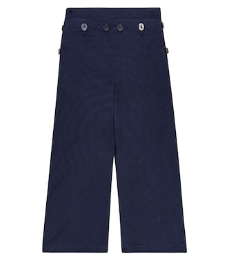 Pantaloni a gamba larga in cotone | Polo Ralph Lauren Kids