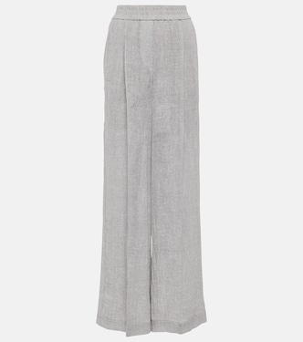 Pantaloni sportivi a gamba larga | Brunello Cucinelli