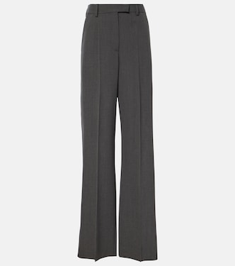 Pantaloni regular in lana a vita alta | Valentino