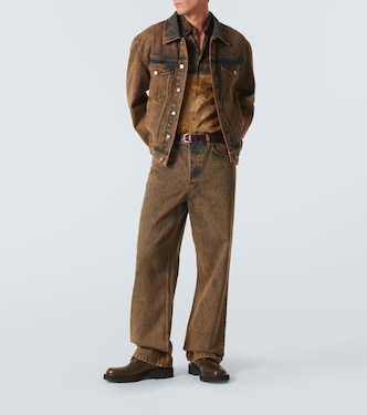 Distressed denim jacket | Dries Van Noten