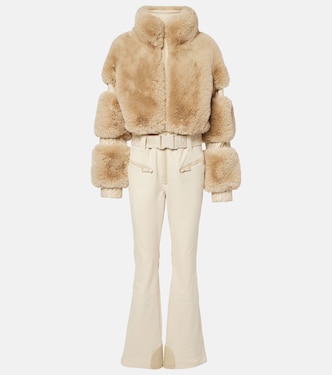 Lieke faux fur-trimmed ski suit | Goldbergh