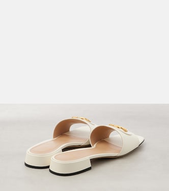 VLogo Signature leather slides | Valentino Garavani