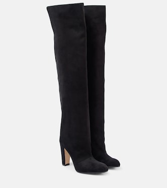 Gardahi 105 suede knee-high boots | Manolo Blahnik