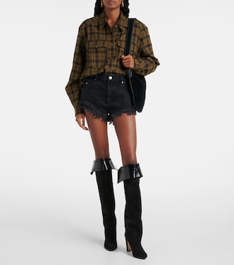 Bottes Gardahi 105 en daim | Manolo Blahnik