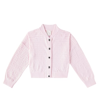 Cardigan in jacquard 4G | Givenchy Kids