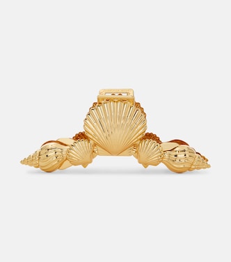 Oceane gold-plated hair clip | Jennifer Behr