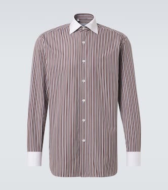 William striped cotton shirt | Brioni