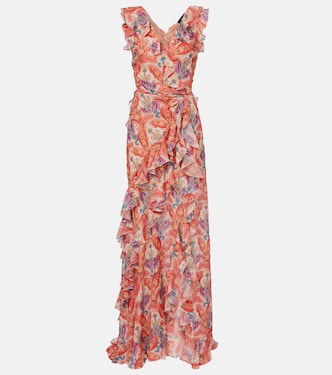 Paisley ruffled maxi dress | Etro