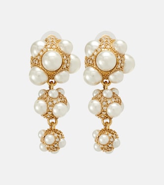 Embellished drop earrings | Oscar de la Renta